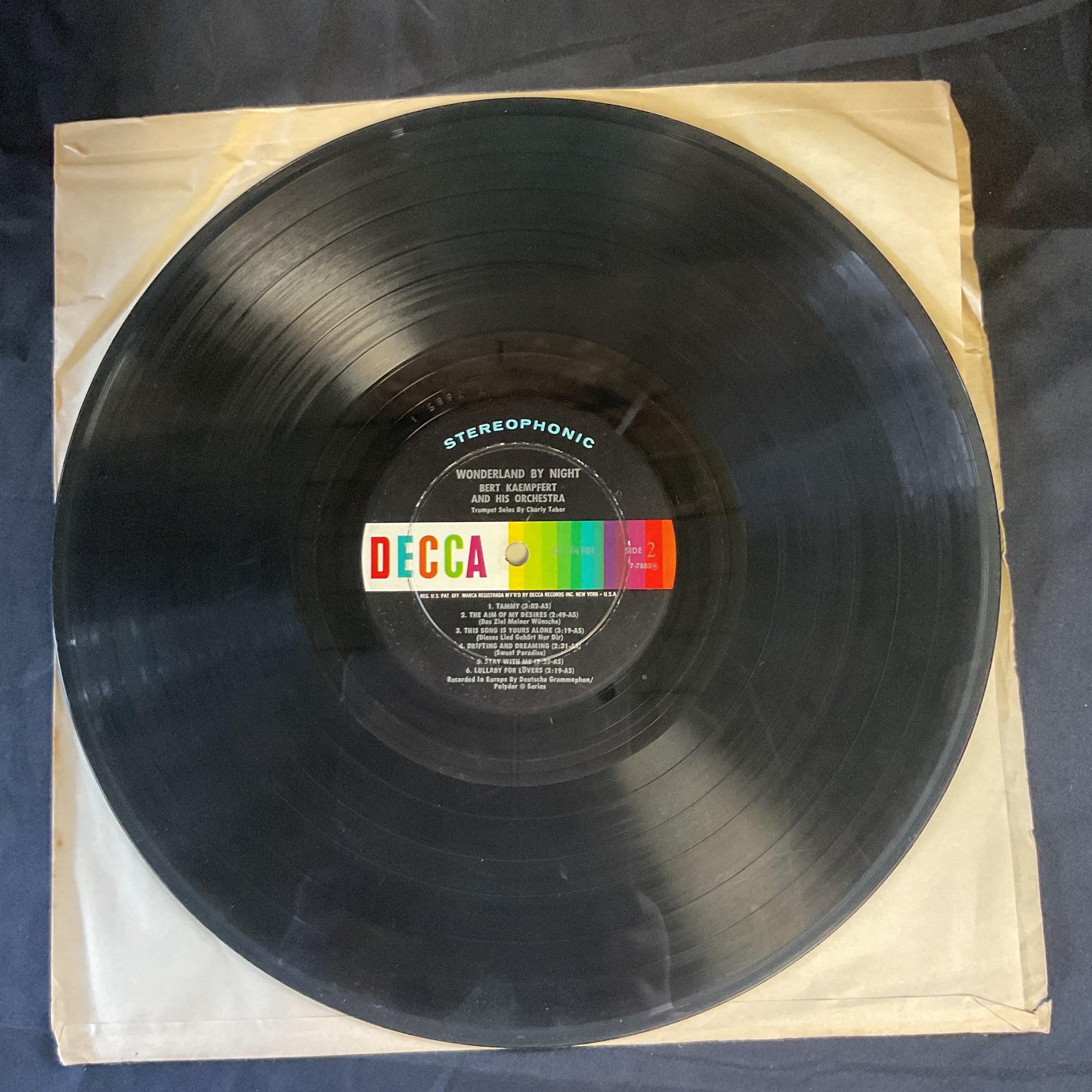 Bert Kaempfert & His Orchestra : Wonderland By Night (LP,Album,Stereo)