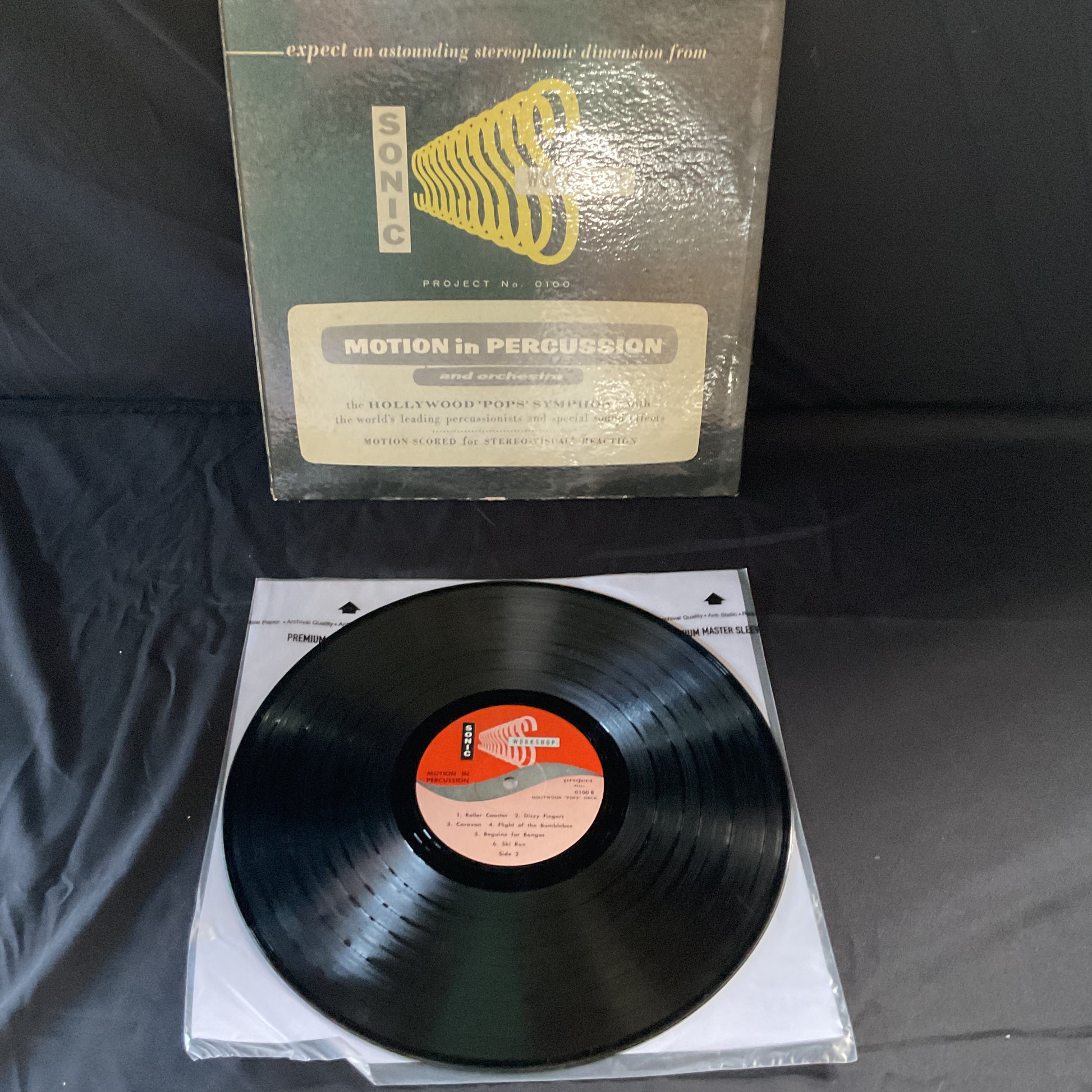 Hollywood Pops Orchestra : Motion In Percussion And Orchestra (LP,Album)