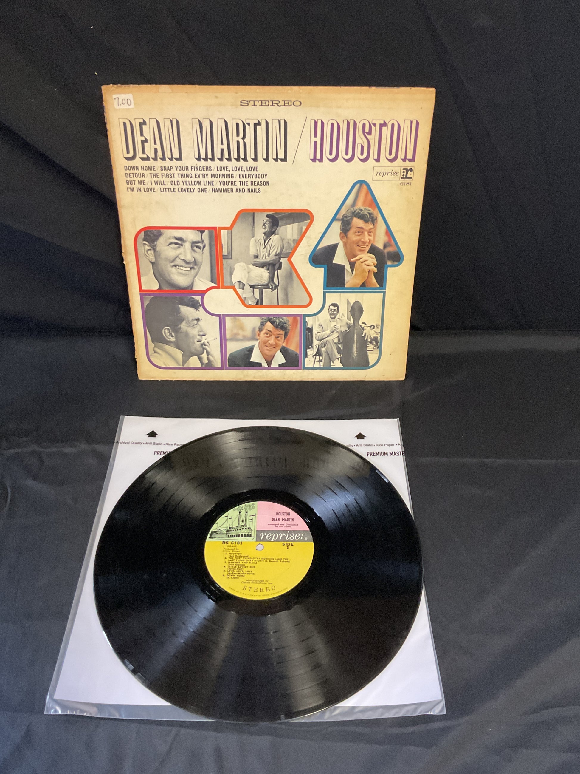 Dean Martin : Houston (LP,Album,Stereo)