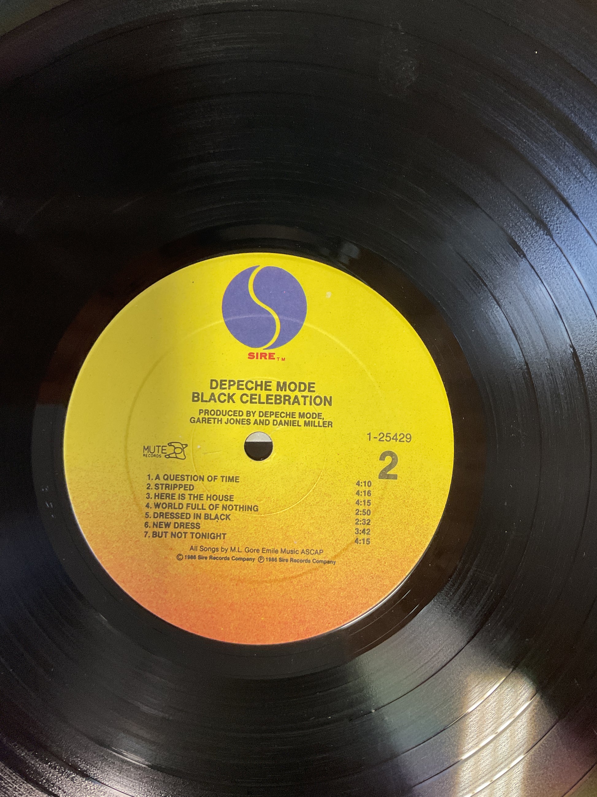 Depeche Mode : Black Celebration (LP,Album)