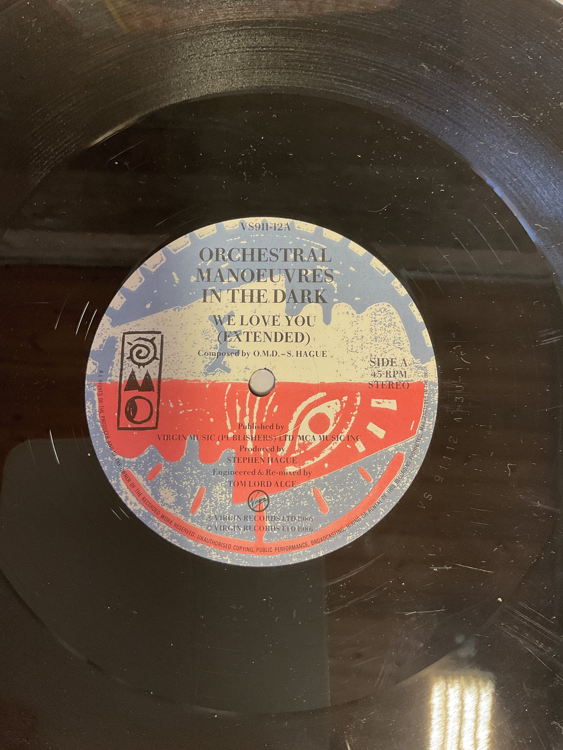 Orchestral Manoeuvres In The Dark : We Love You (Extended) (12",45 RPM,Single,Stereo)