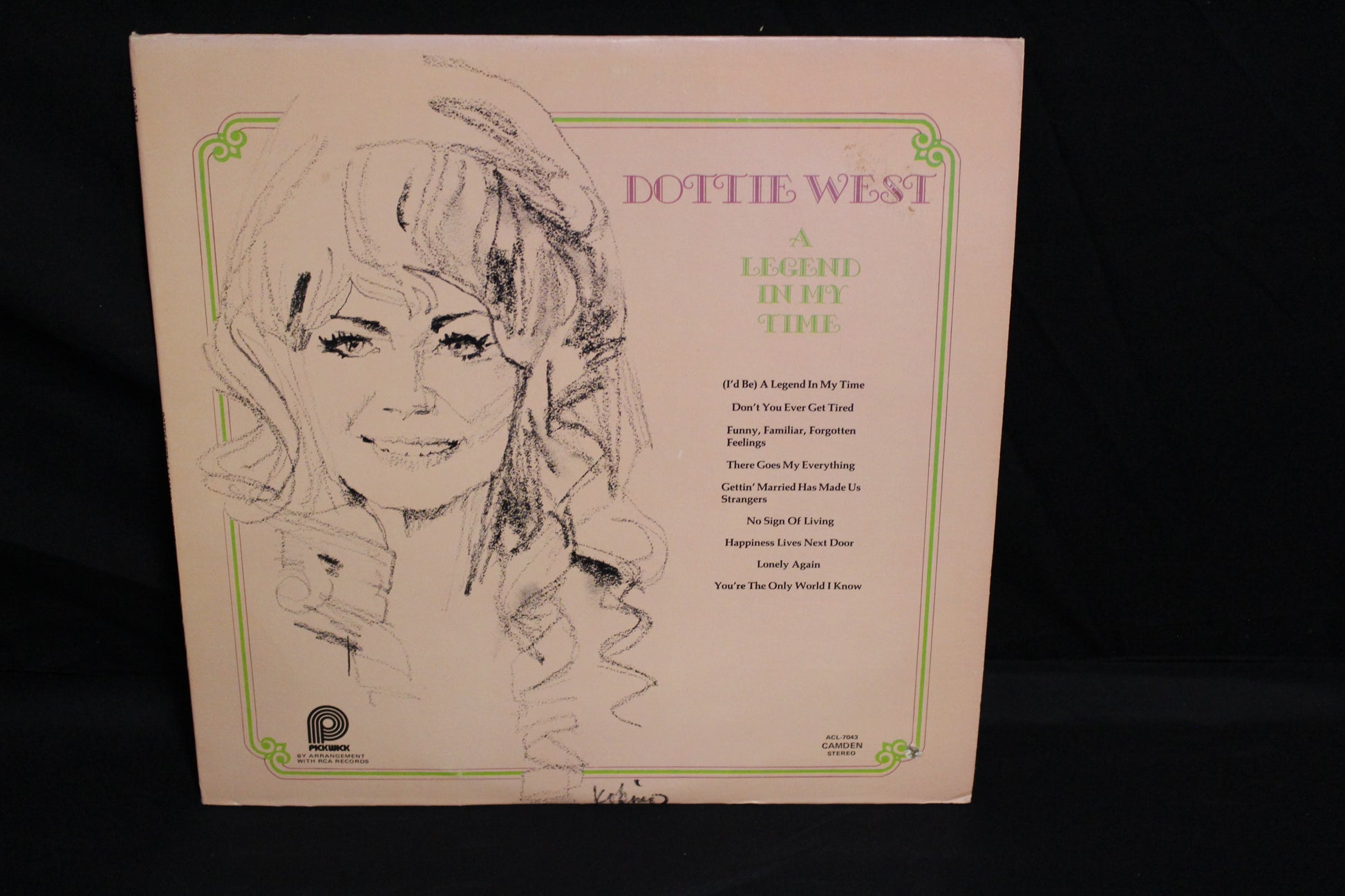 Dottie West : A Legend In My Time (LP,Compilation,Reissue,Stereo)