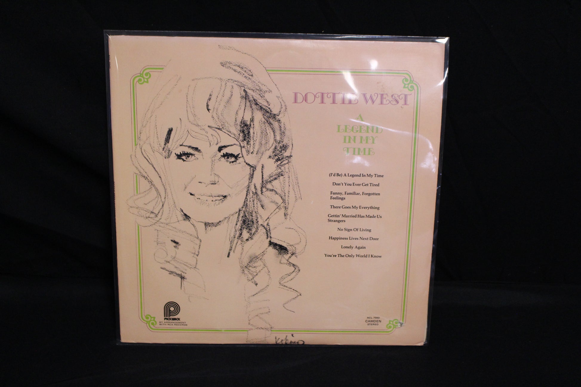 Dottie West : A Legend In My Time (LP,Compilation,Reissue,Stereo)