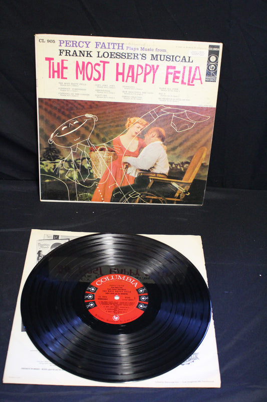 Percy Faith : Percy Faith Plays Music From Frank Loesser's Musical The Most Happy Fella (LP)
