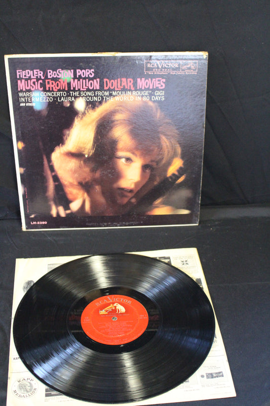 Arthur Fiedler / Boston Pops Orchestra : Music From Million Dollar Movies (LP,Album,Stereo)