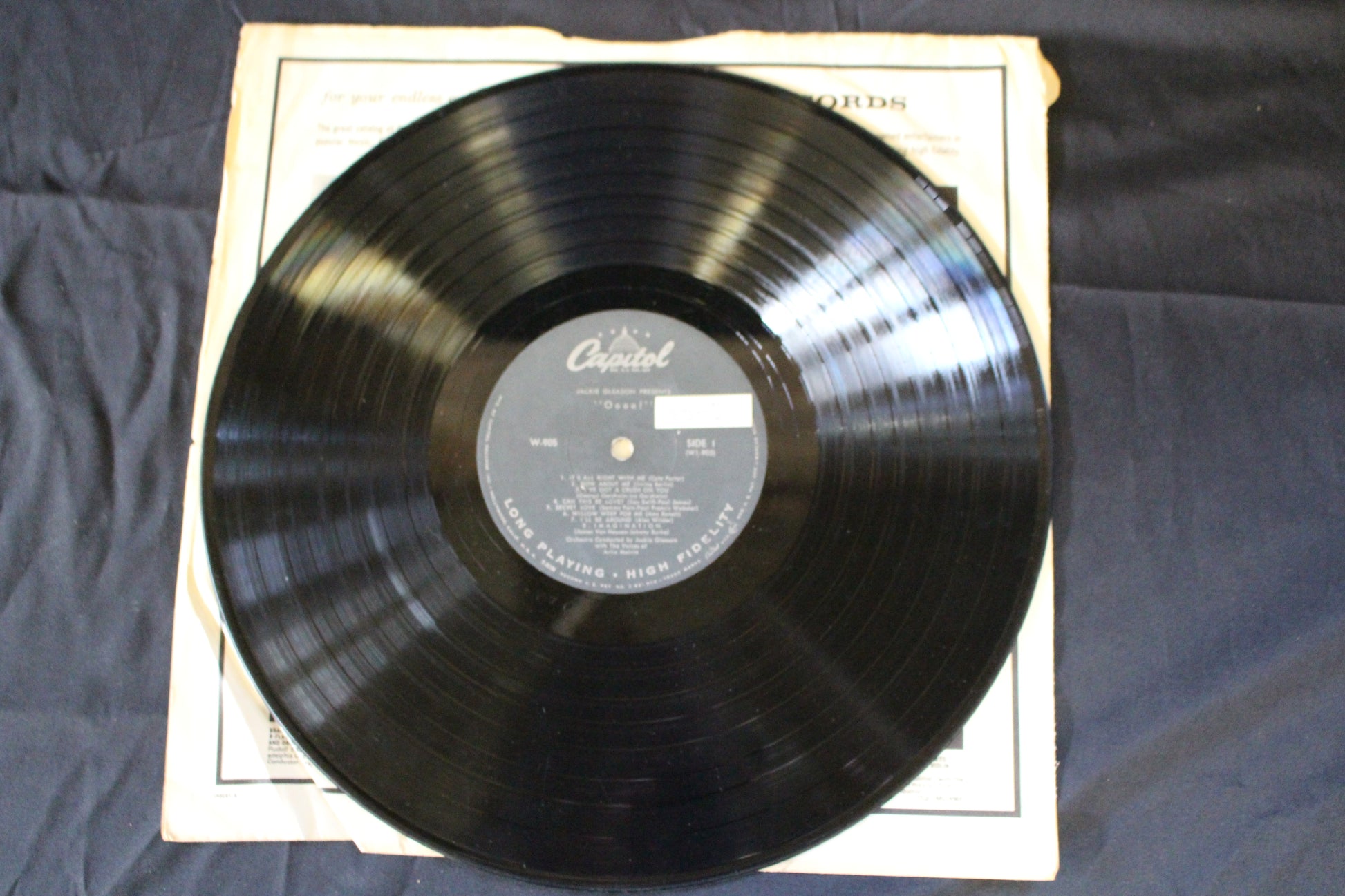 Jackie Gleason With Artie Malvin & Chorus : "Oooo!" (LP,Album,Mono)