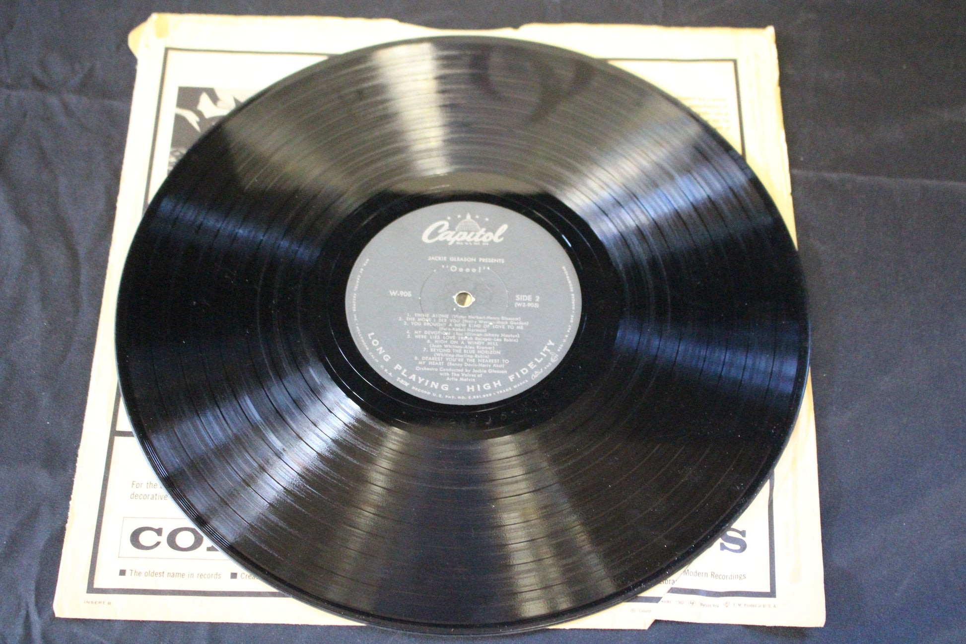Jackie Gleason With Artie Malvin & Chorus : "Oooo!" (LP,Album,Mono)