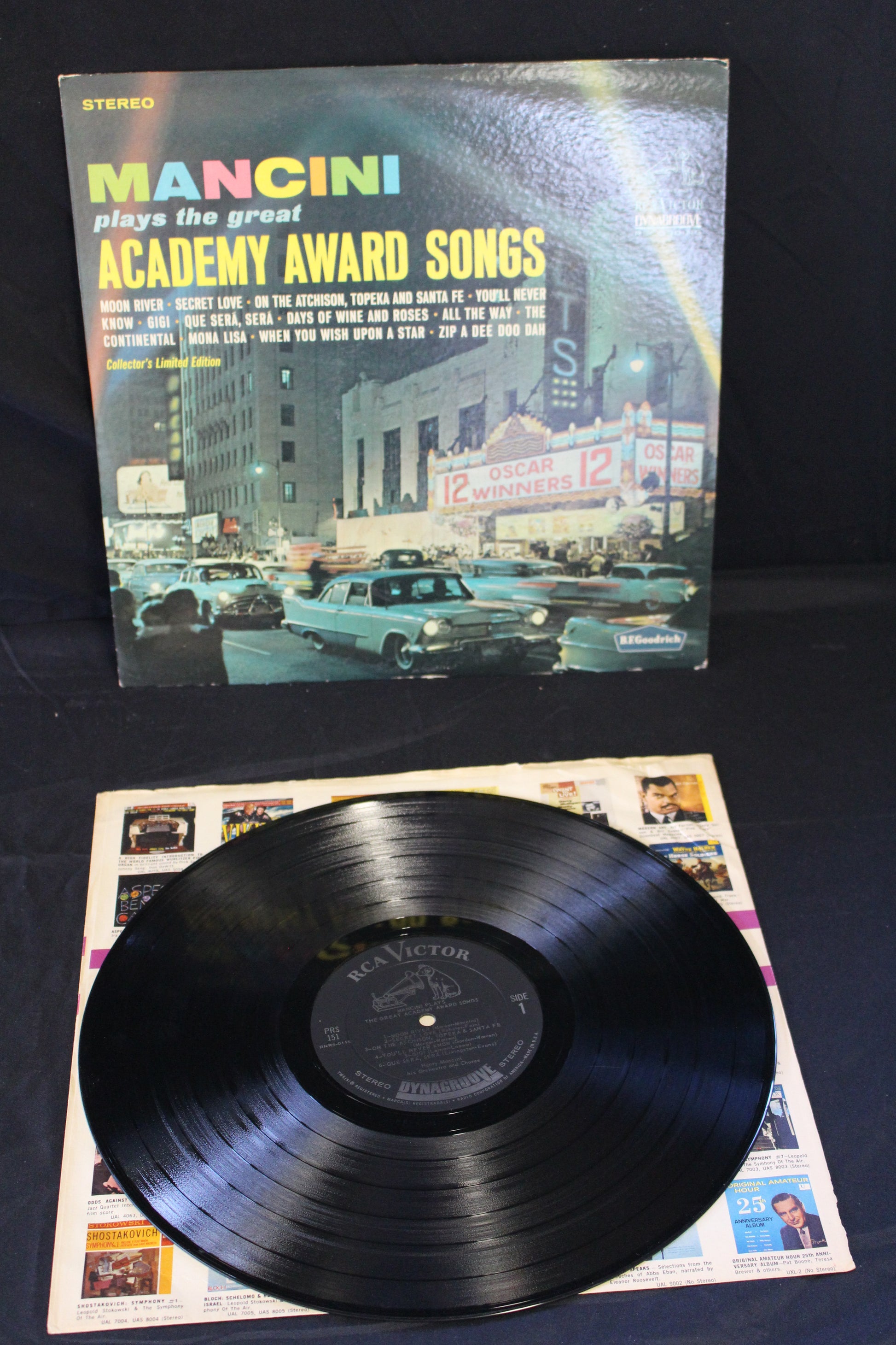 Henry Mancini : Plays The Great Academy Award Songs (LP,Limited Edition,Stereo)
