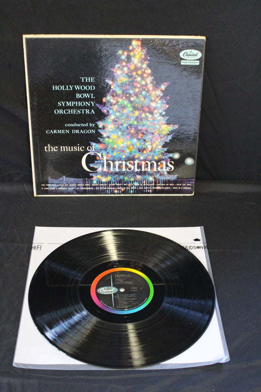 The Hollywood Bowl Symphony Orchestra Conducted By Carmen Dragon : The Music Of Christmas (LP,Album,Mono)