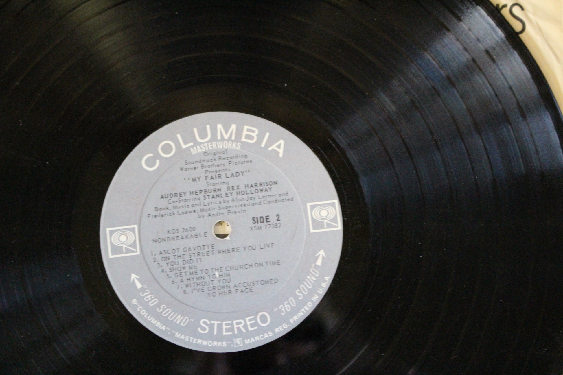 Audrey Hepburn, Rex Harrison, Stanley Holloway - Lerner & Loewe : My Fair Lady (LP,Stereo)