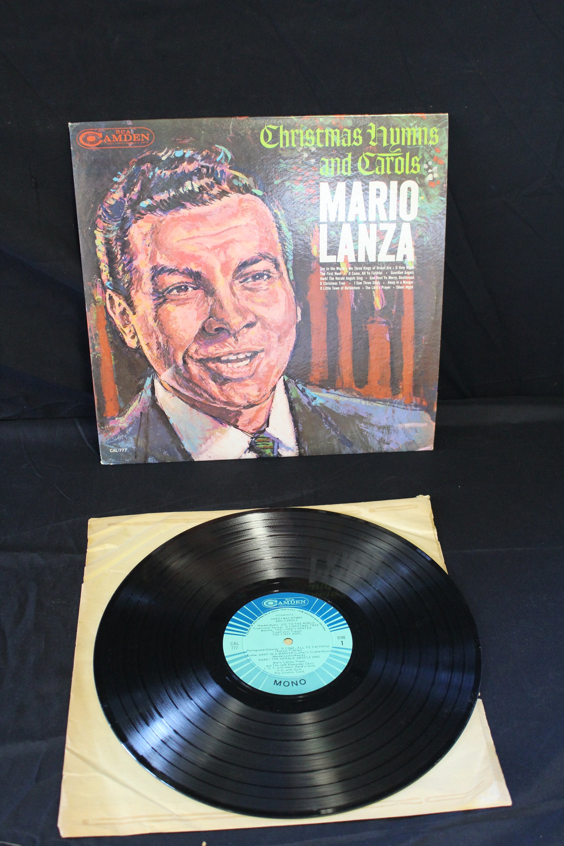 Mario Lanza : Christmas Hymns And Carols (LP,Album,Mono)