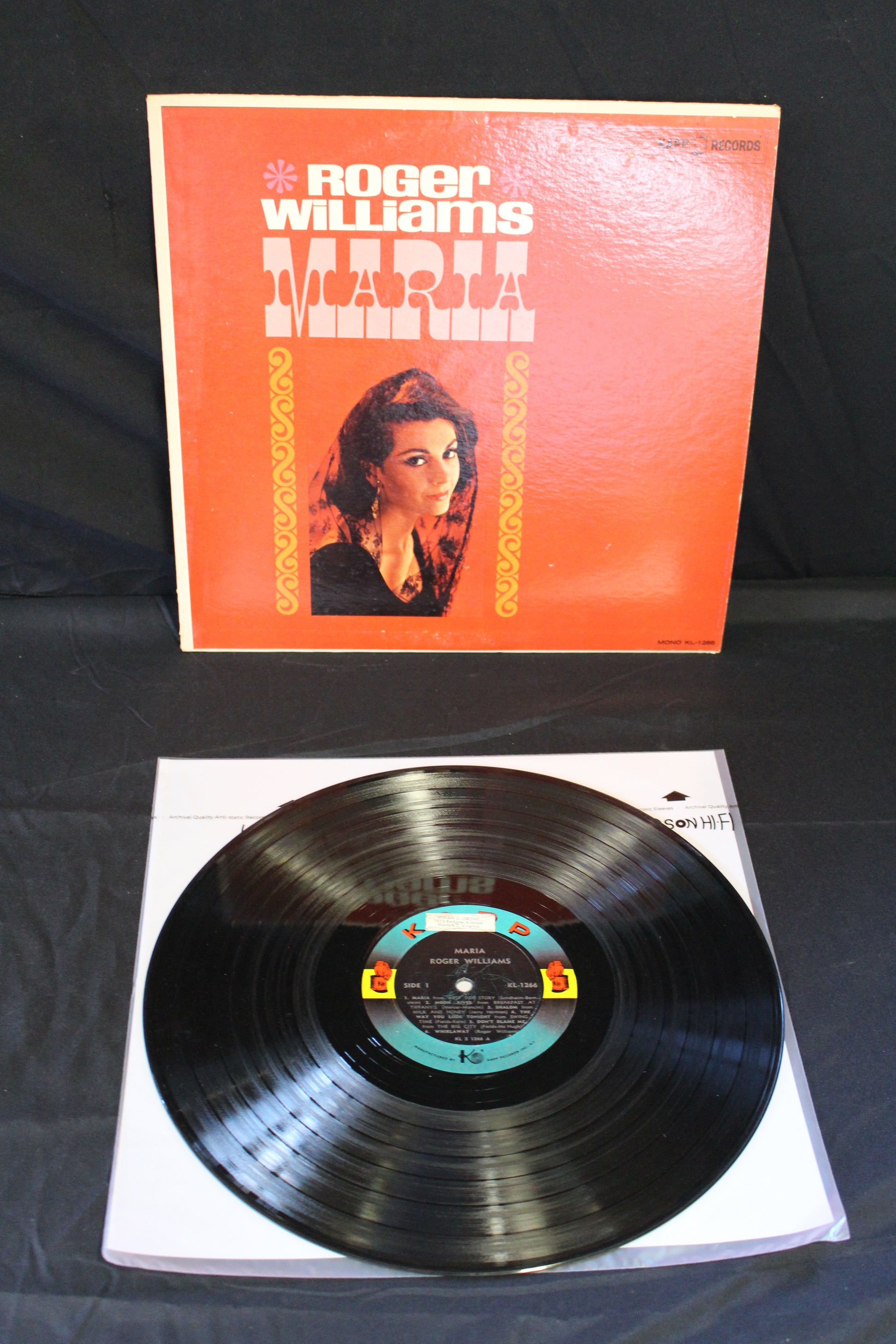 Roger Williams (2) : Maria (LP,Mono)