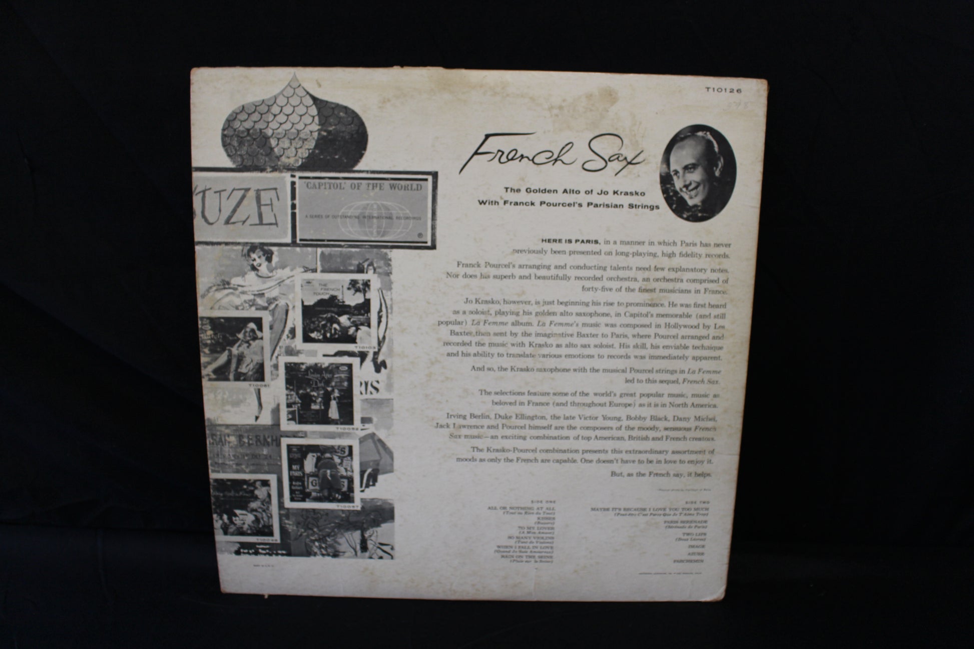 Franck Pourcel And His French Strings : French Sax (LP,Album,Mono)