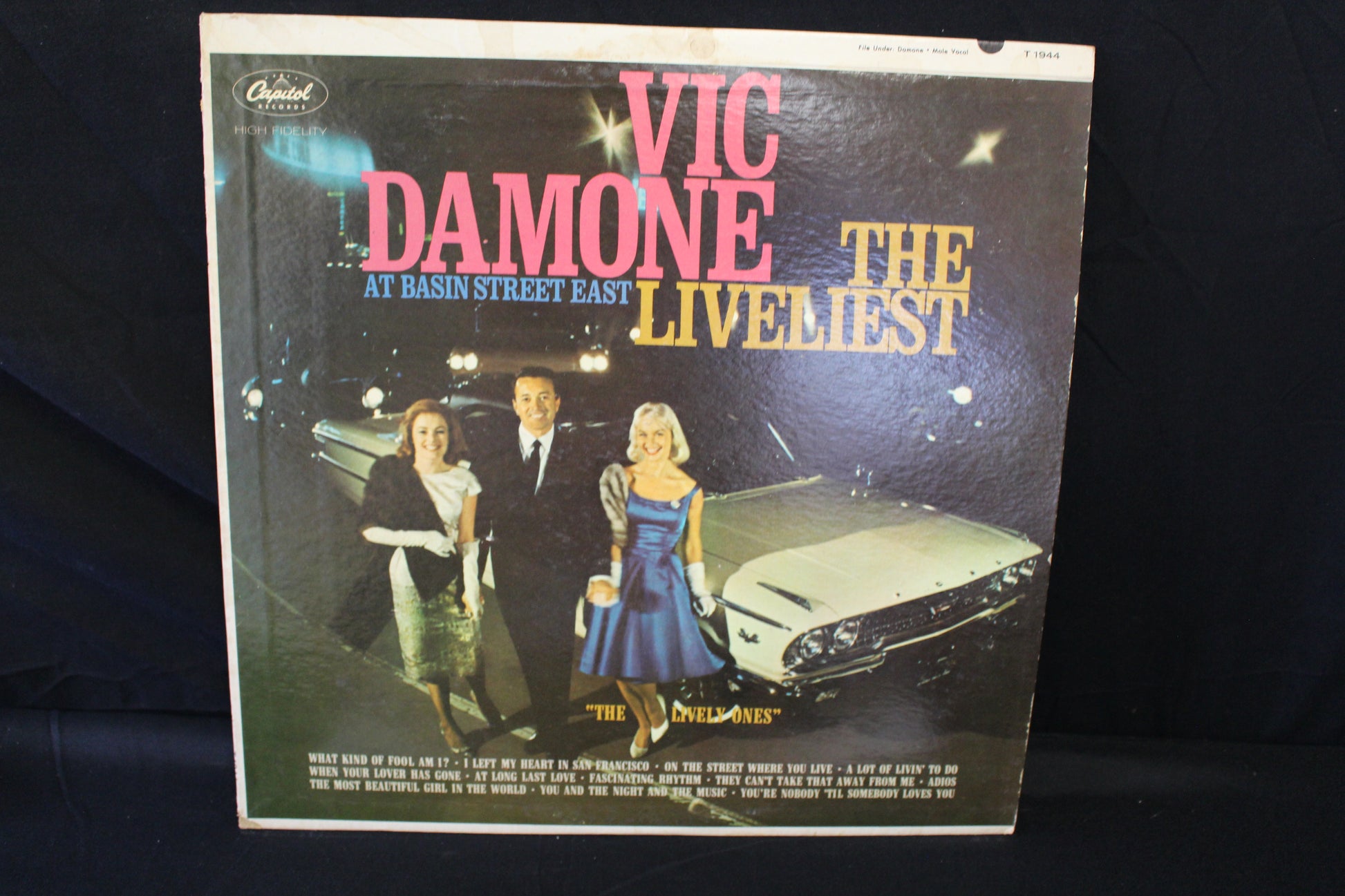 Vic Damone : The Liveliest At Basin Street East (LP,Album,Mono)