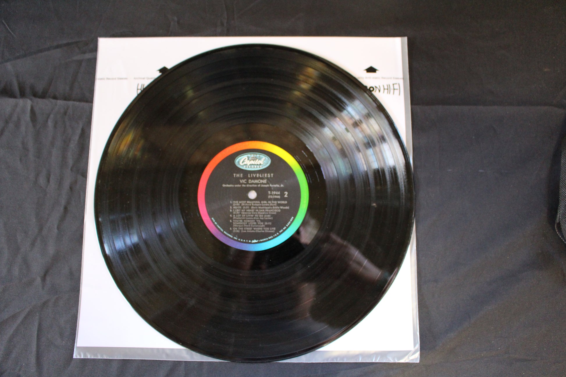 Vic Damone : The Liveliest At Basin Street East (LP,Album,Mono)