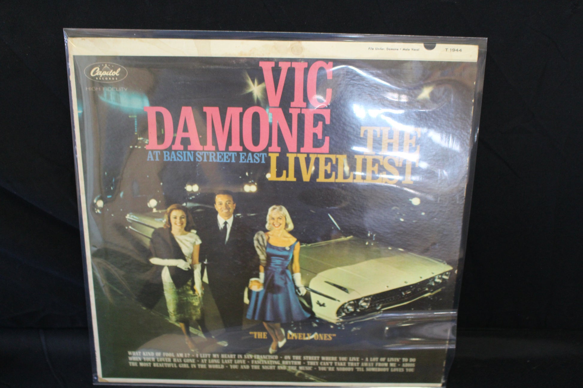 Vic Damone : The Liveliest At Basin Street East (LP,Album,Mono)