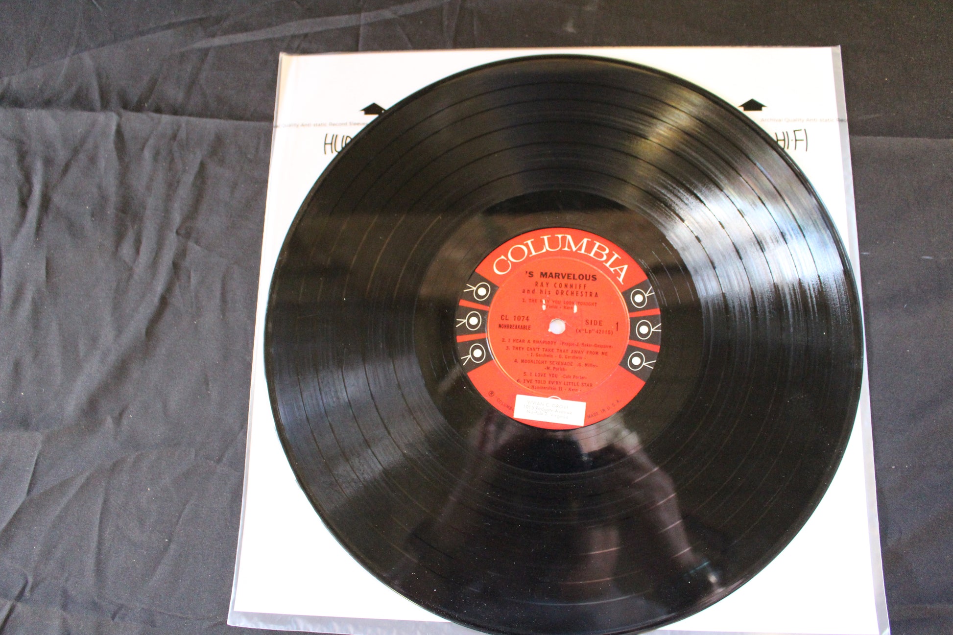 Ray Conniff & His Orchestra : 'S Marvelous (LP,Album,Mono)