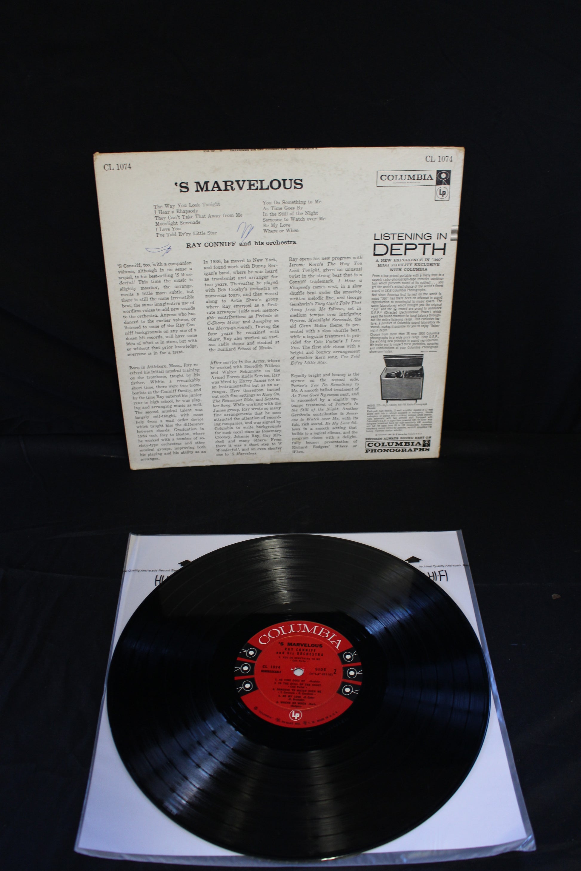 Ray Conniff & His Orchestra : 'S Marvelous (LP,Album,Mono)
