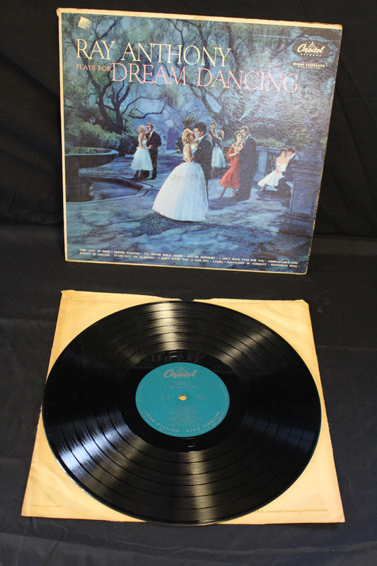 Ray Anthony : Plays For Dream Dancing (LP,Album,Mono)