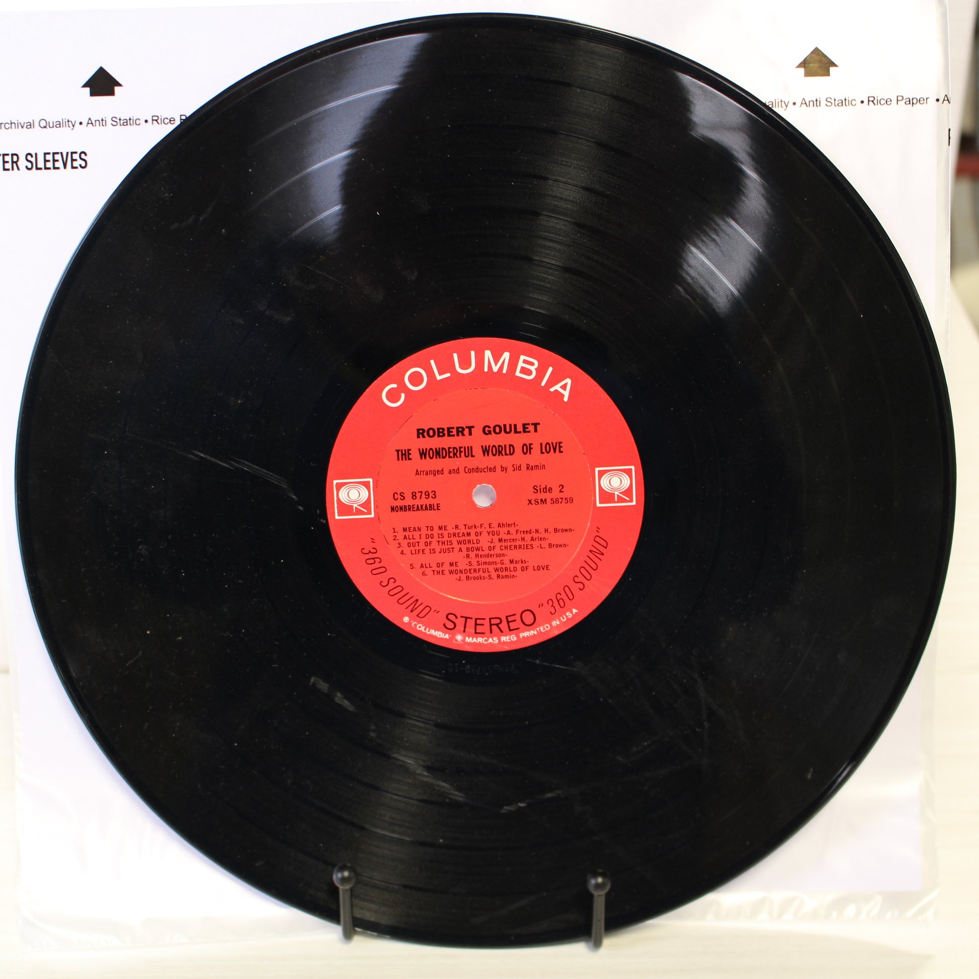 Robert Goulet : The Wonderful World Of Love (LP,Album,Stereo)