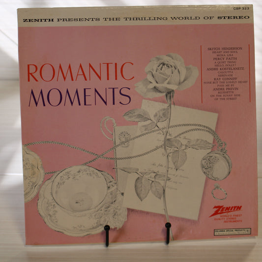 Various : Zenith Presents Romantic Moments (LP,Compilation,Stereo)