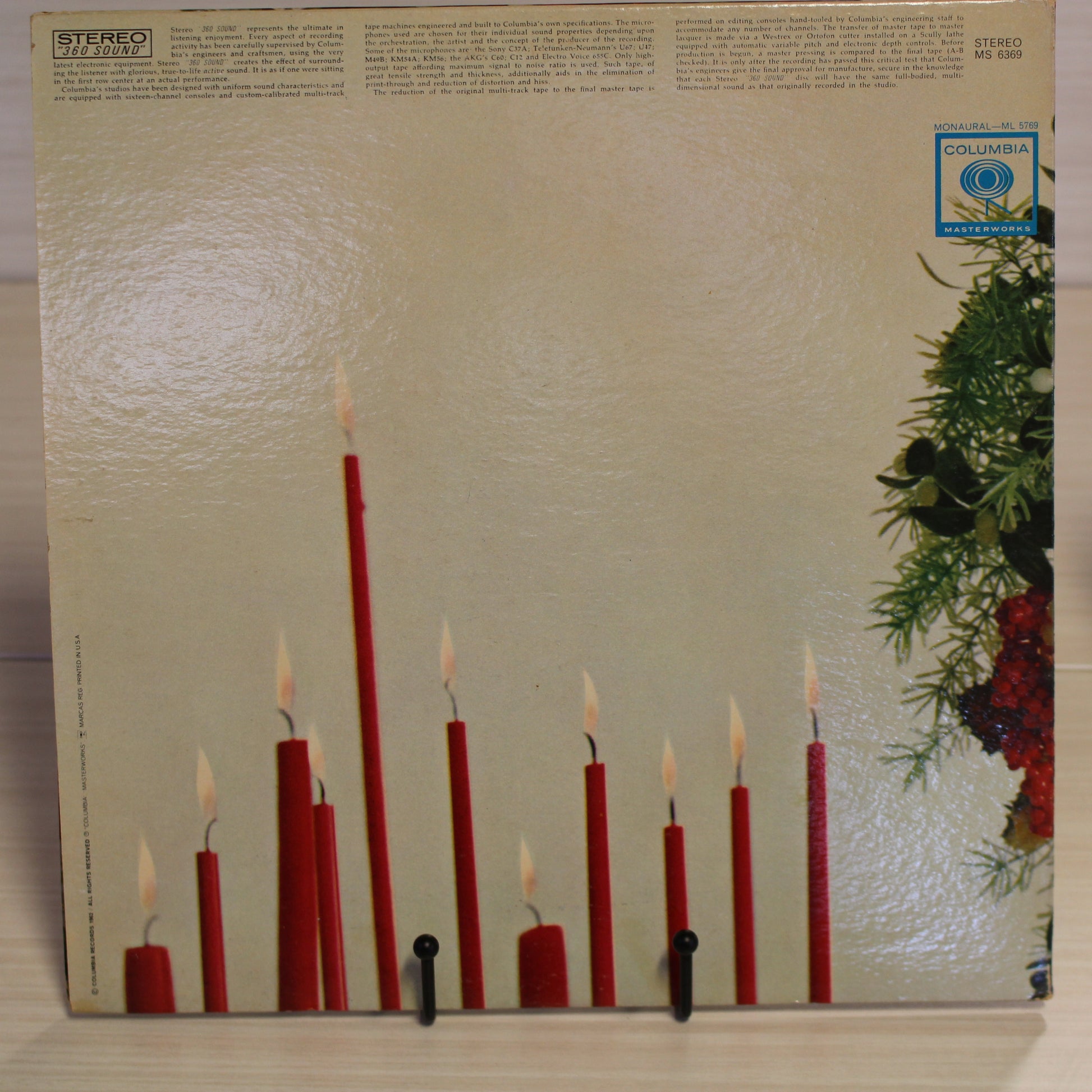 The Philadelphia Orchestra, The Temple University Choirs : The Glorious Sound Of Christmas (LP,Mono)