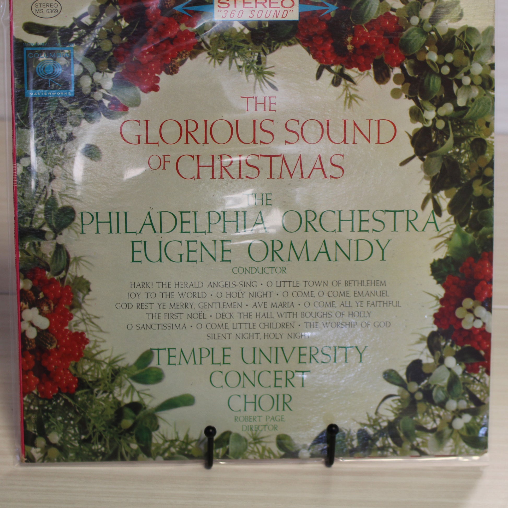 The Philadelphia Orchestra, The Temple University Choirs : The Glorious Sound Of Christmas (LP,Mono)