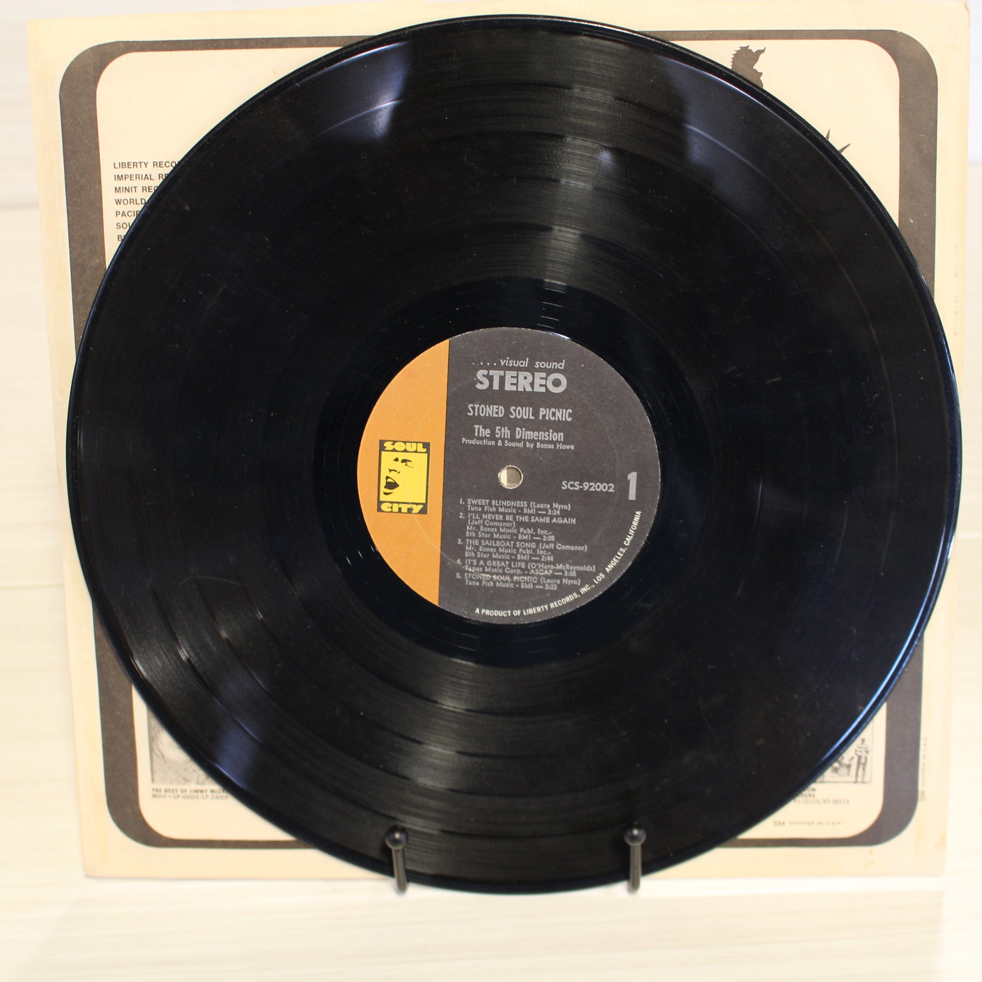 The Fifth Dimension : Stoned Soul Picnic (LP,Stereo)