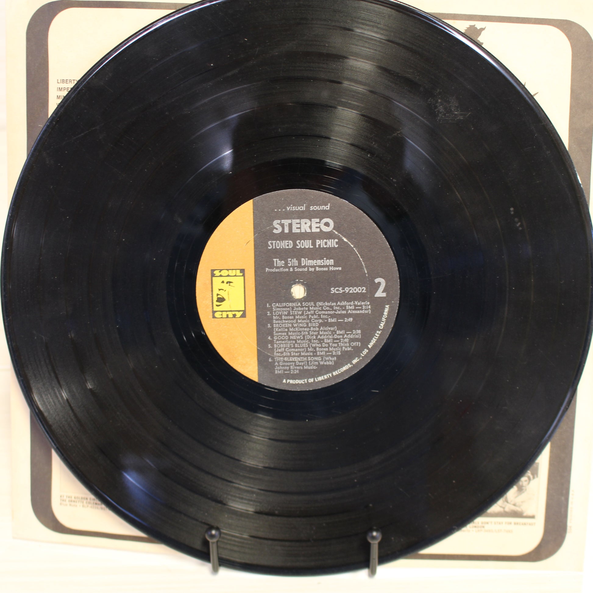 The Fifth Dimension : Stoned Soul Picnic (LP,Stereo)
