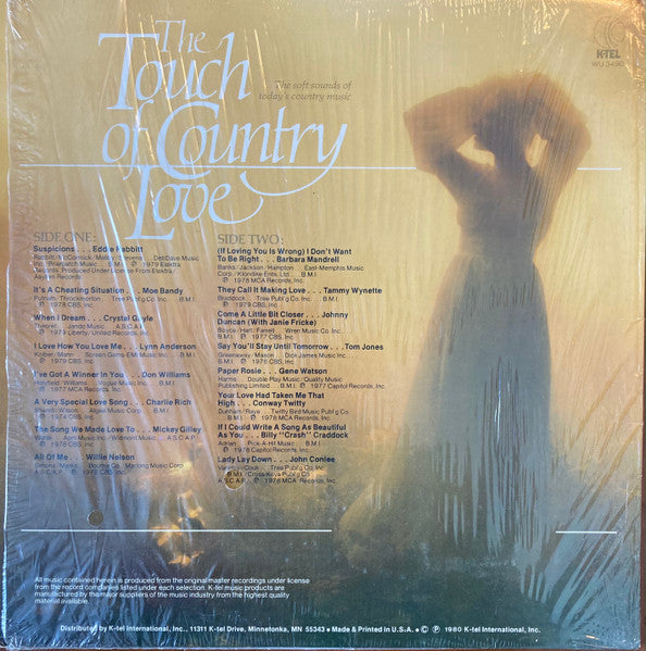 Various : The Touch Of Country Love (LP,Compilation)