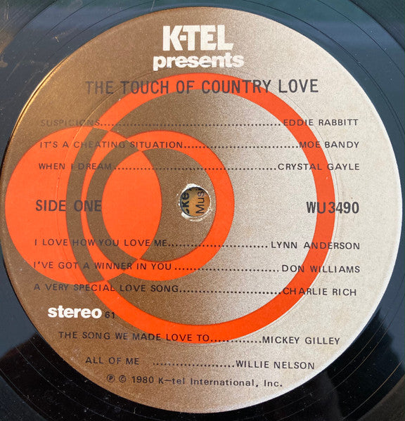 Various : The Touch Of Country Love (LP,Compilation)