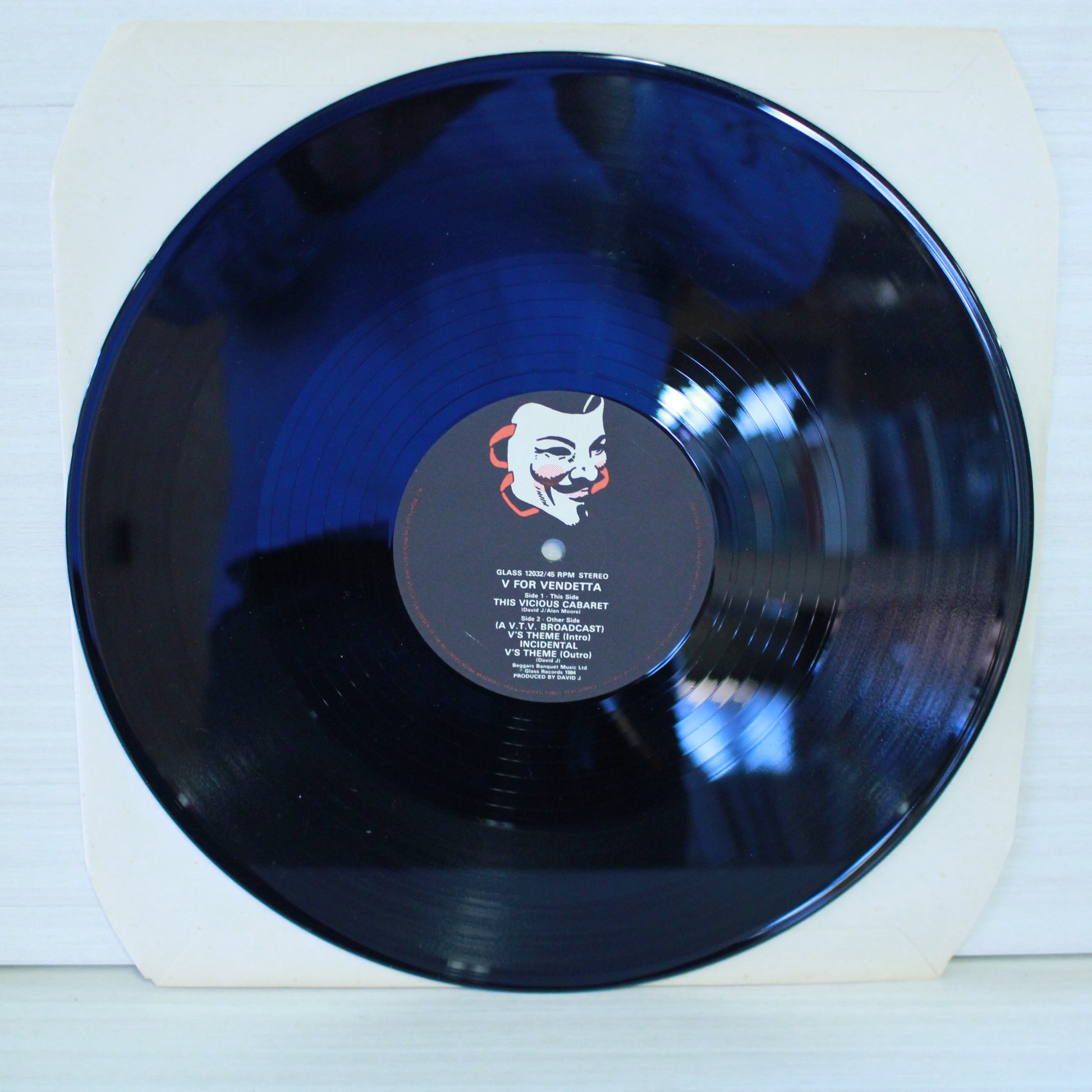 David J : V For Vendetta (12",45 RPM,EP)