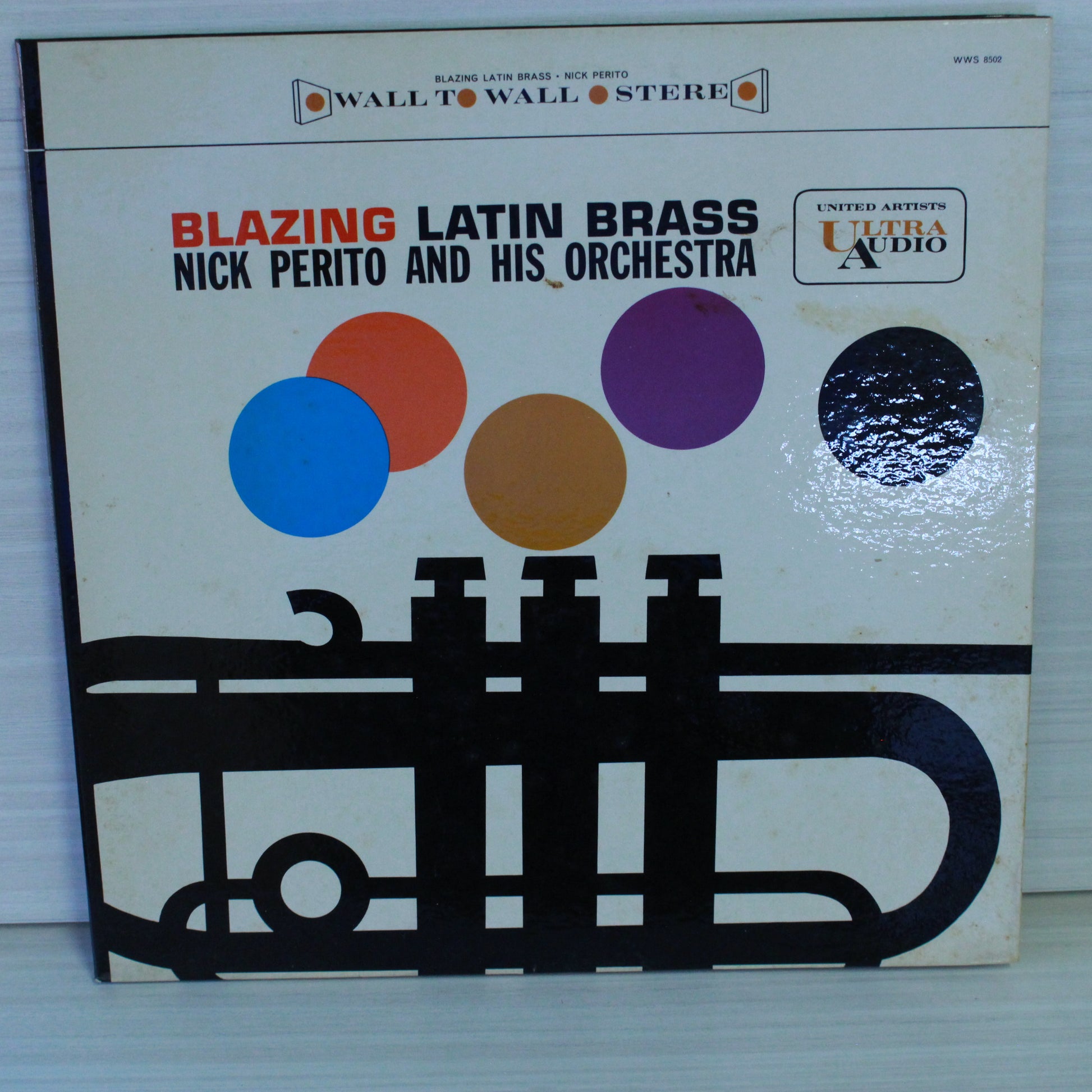 The Nick Perito Orchestra : Blazing Latin Brass (LP,Album,Stereo)