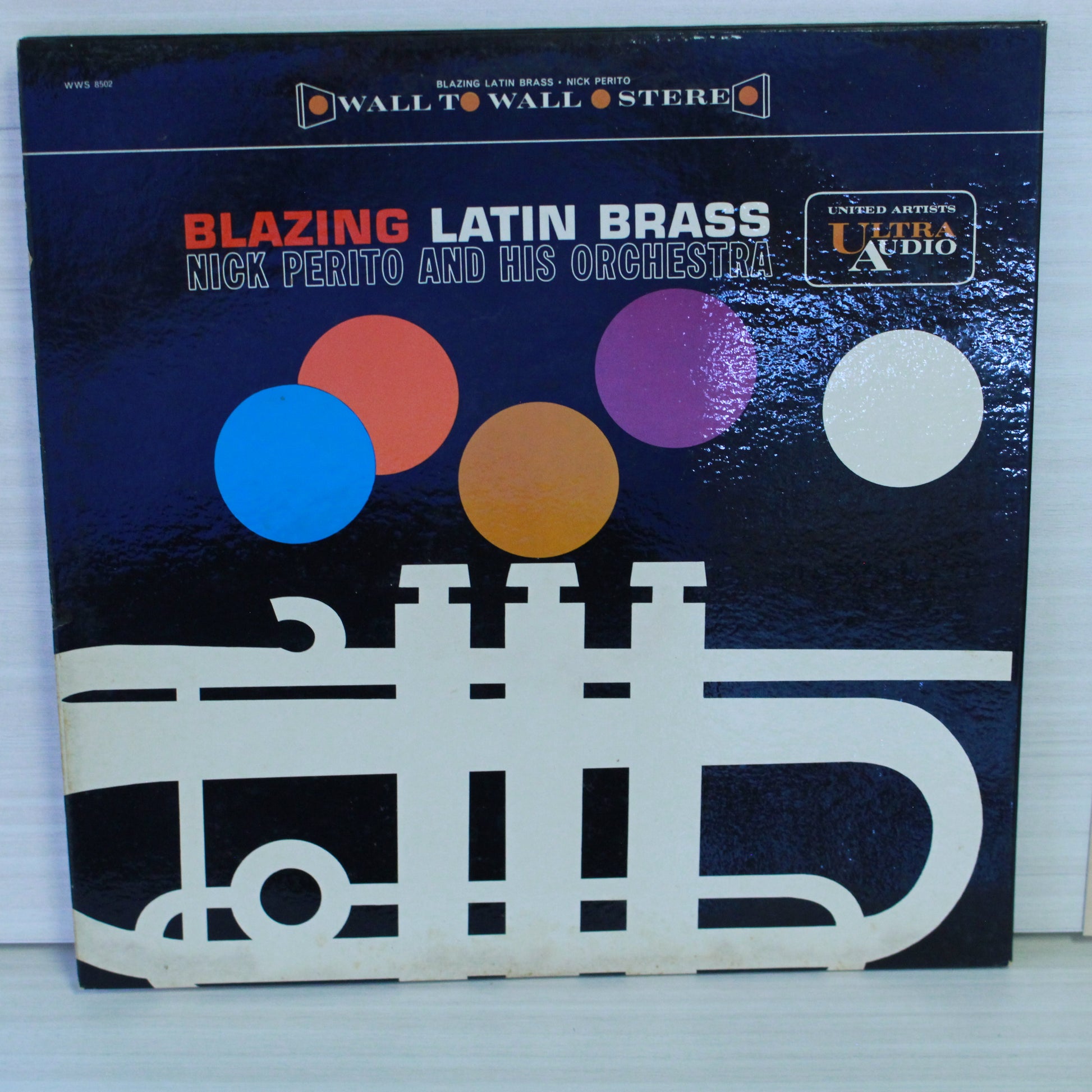 The Nick Perito Orchestra : Blazing Latin Brass (LP,Album,Stereo)