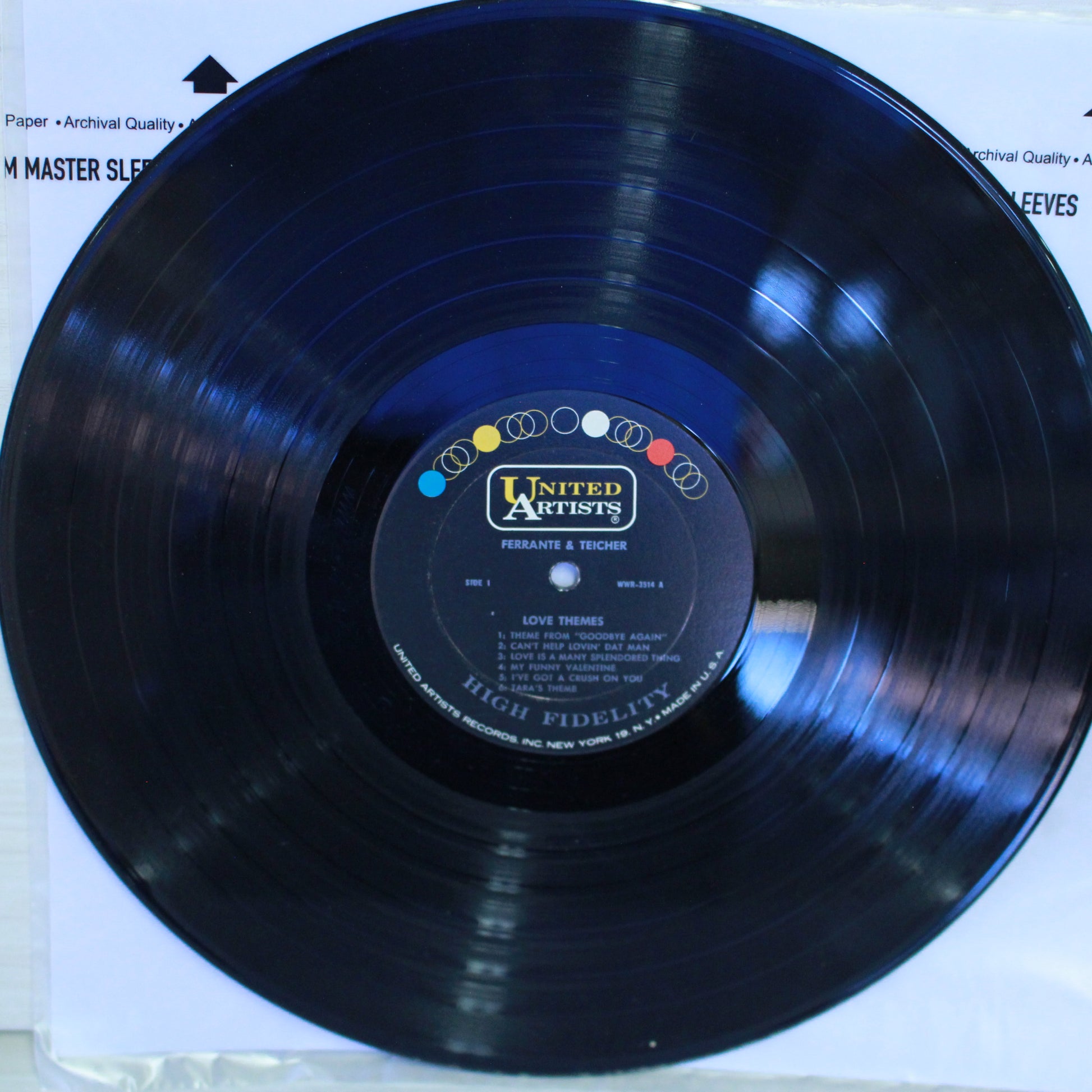 Ferrante & Teicher : Love Themes (LP,Album,Mono)