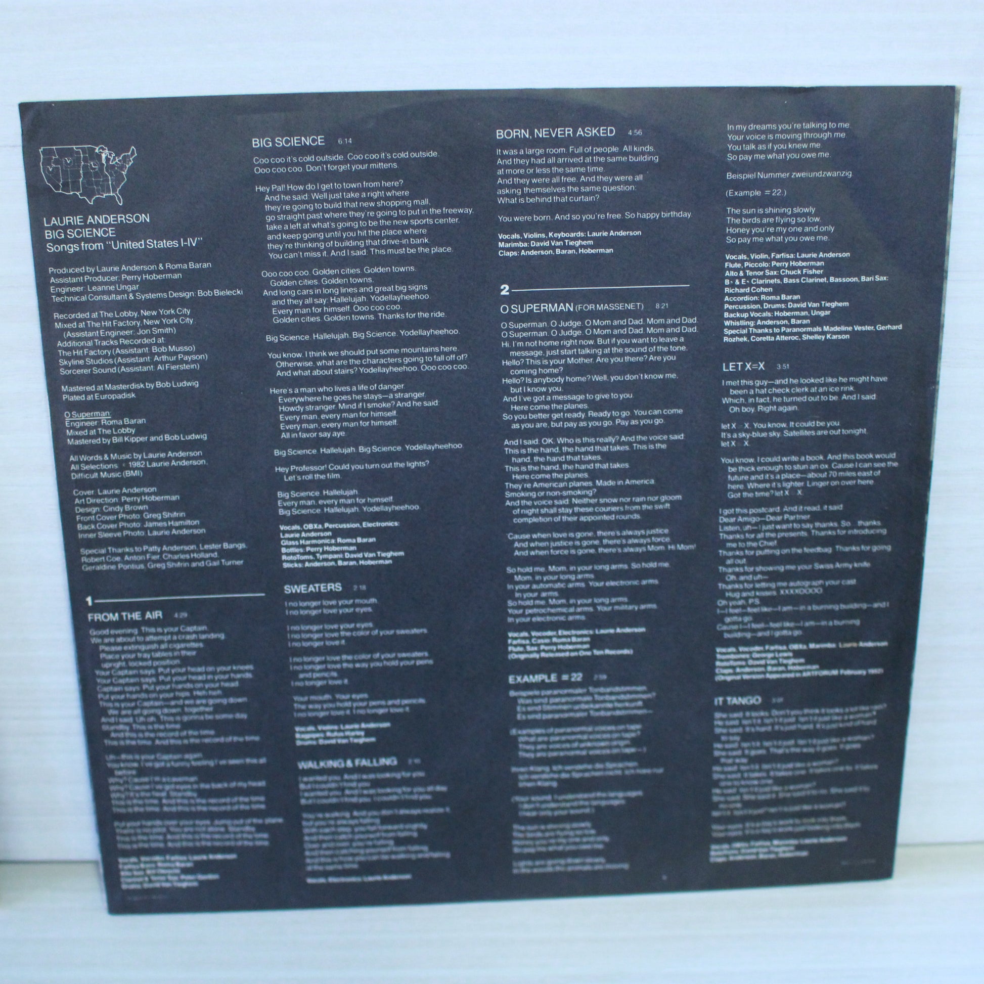 Laurie Anderson : Big Science (LP,Album)