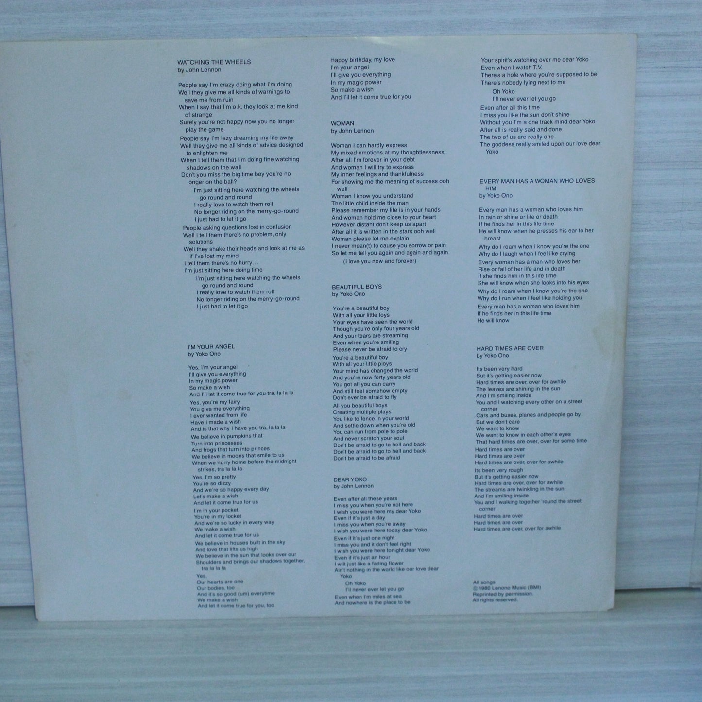 John Lennon & Yoko Ono : Double Fantasy (LP,Album)