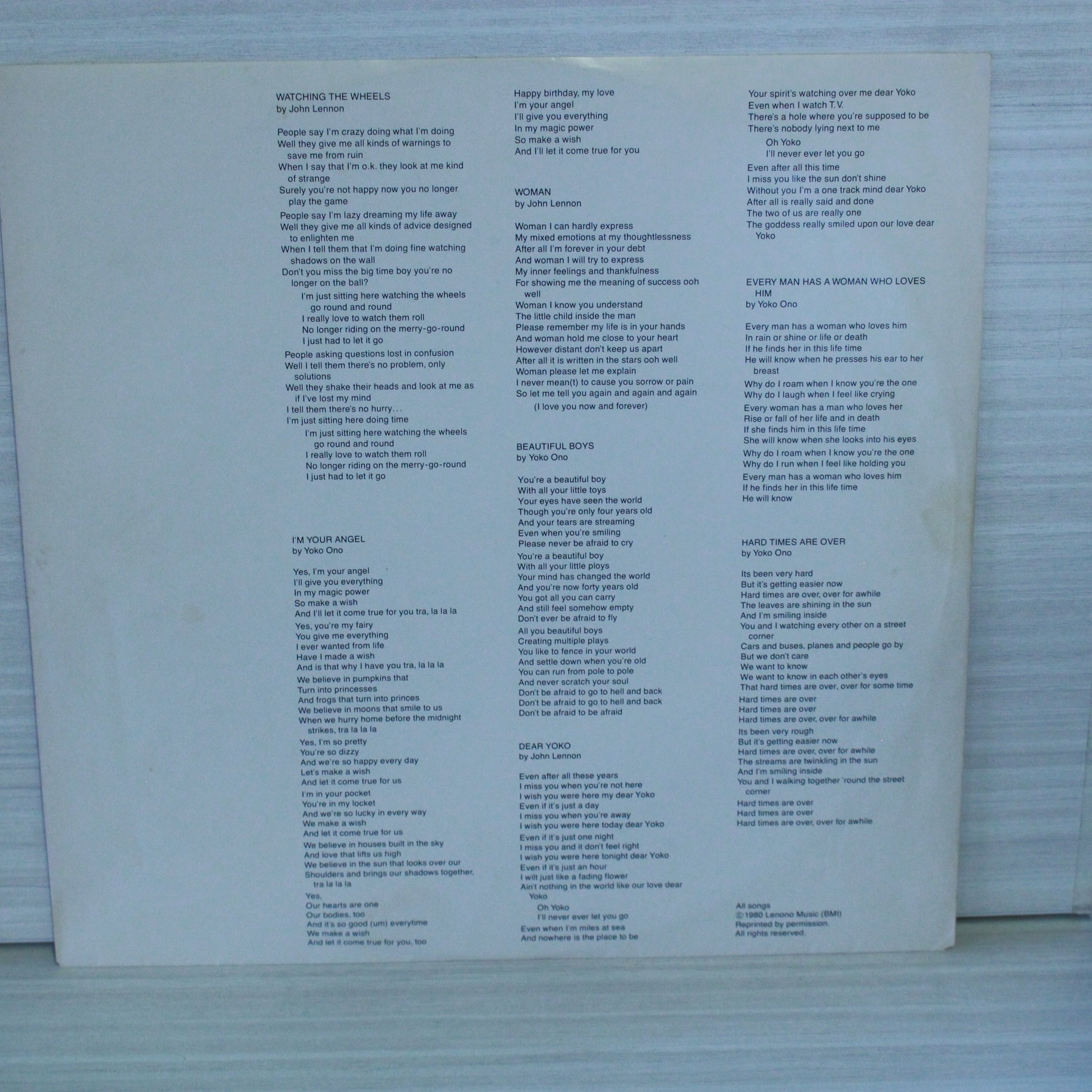 John Lennon & Yoko Ono : Double Fantasy (LP,Album)