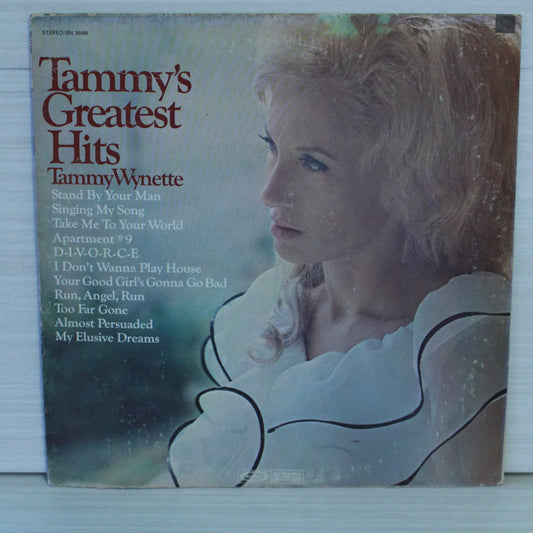 Tammy Wynette : Tammy's Greatest Hits (LP,Compilation,Stereo)