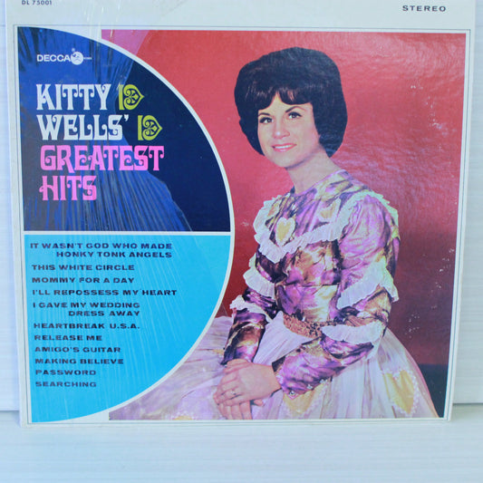 Kitty Wells : Kitty Wells' Greatest Hits (LP,Compilation,Stereo)