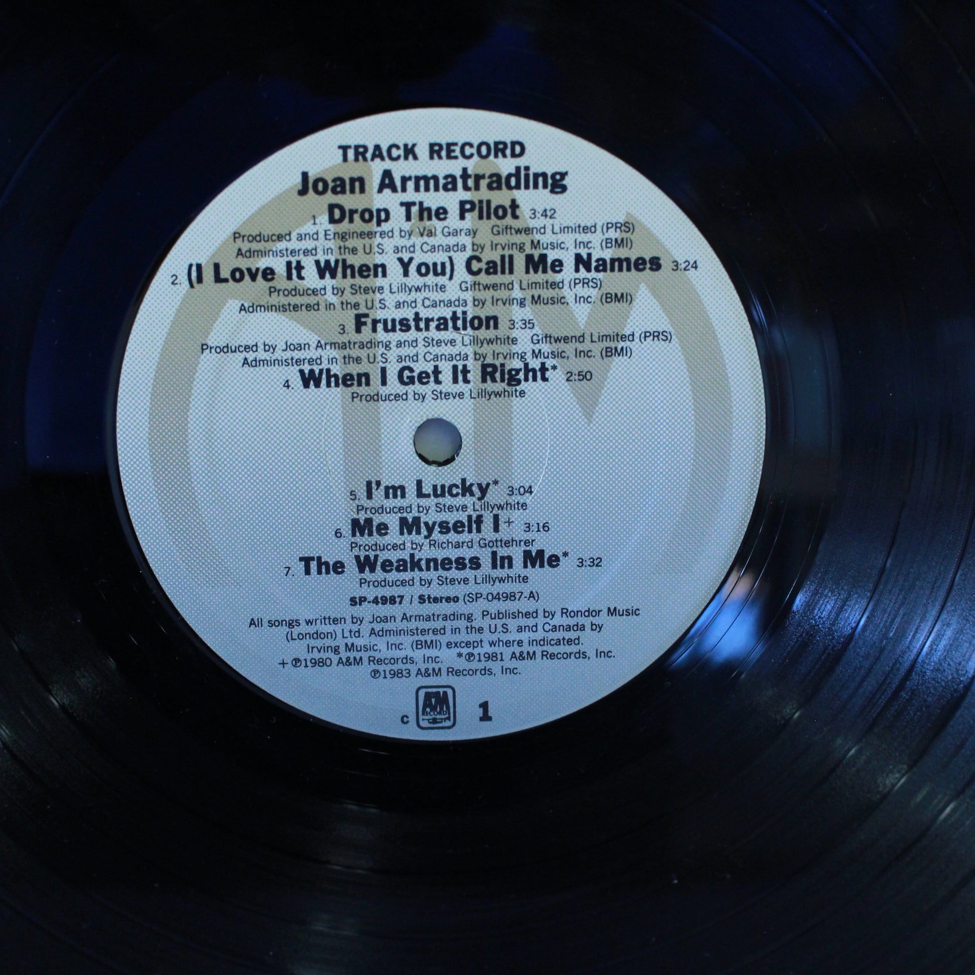 Joan Armatrading : Track Record (LP,Compilation)