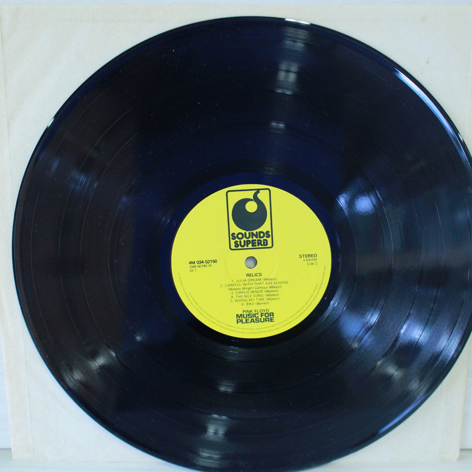 Pink Floyd : Relics (LP,Compilation,Stereo,Mono)