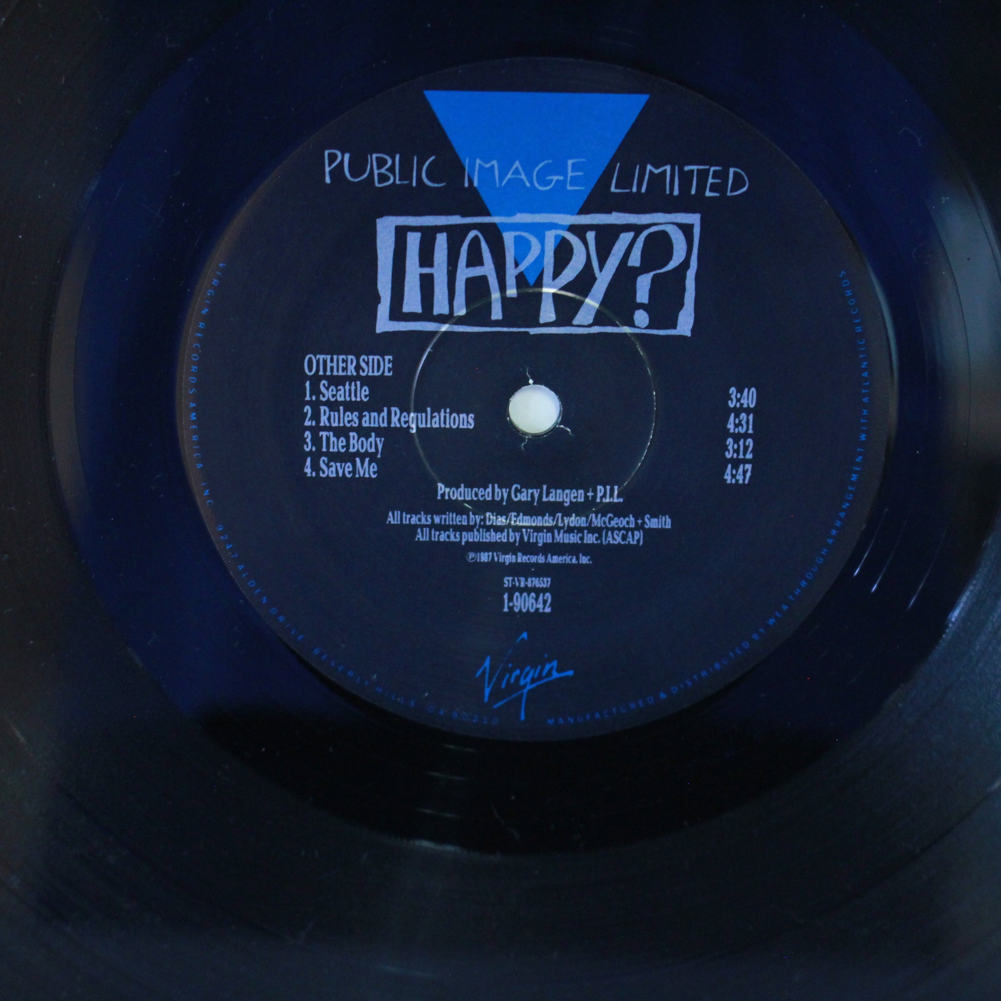 Public Image Limited : Happy? (LP,Album)