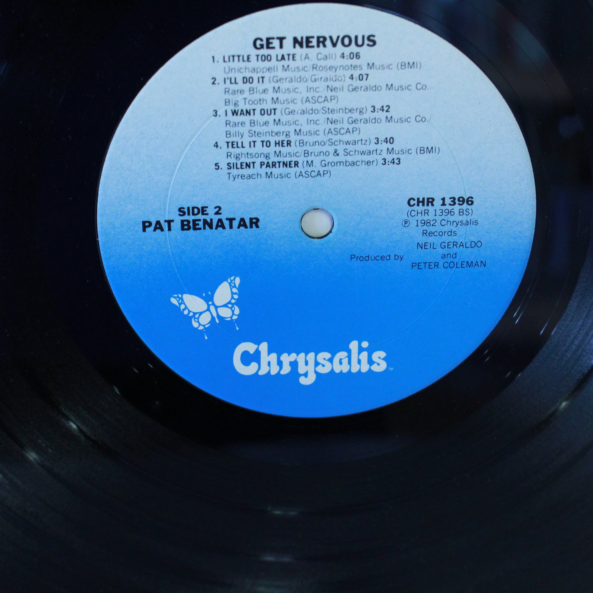 Pat Benatar : Get Nervous (LP,Album)