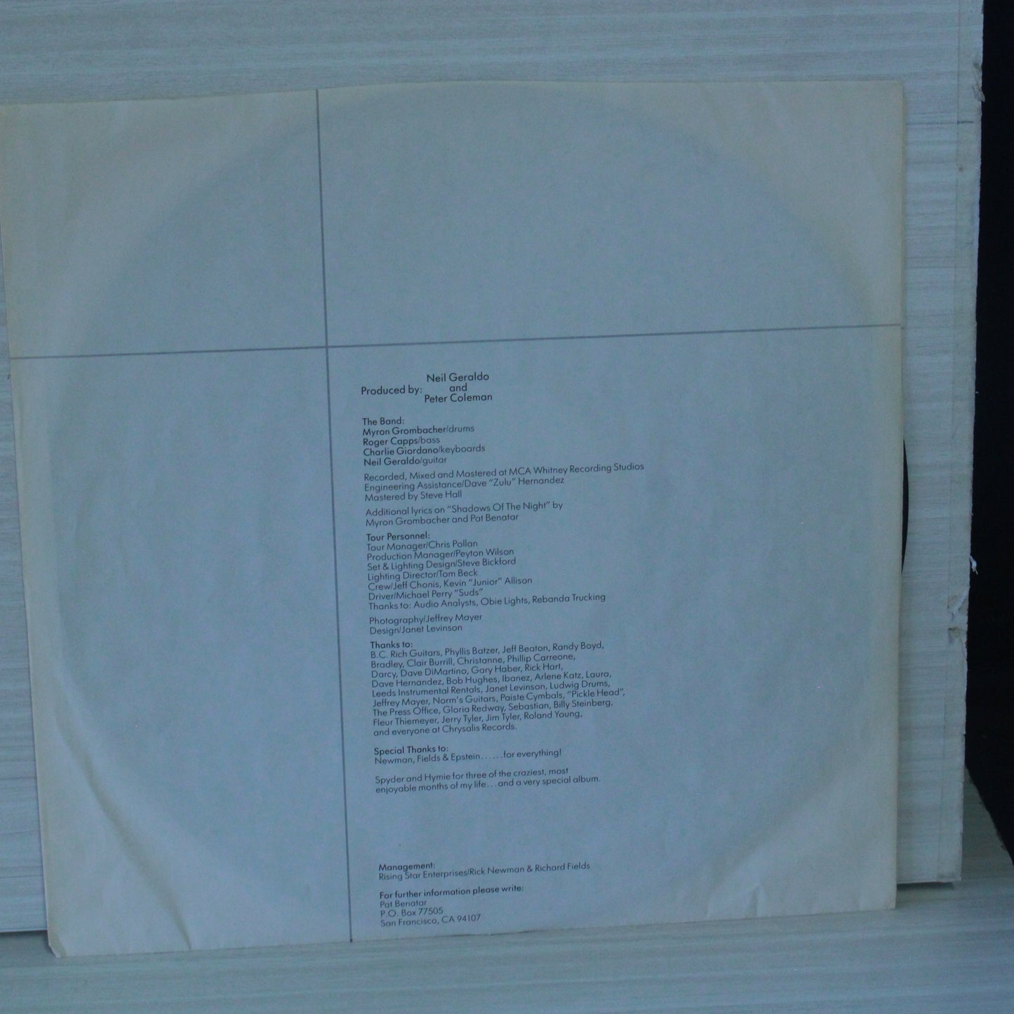 Pat Benatar : Get Nervous (LP,Album)