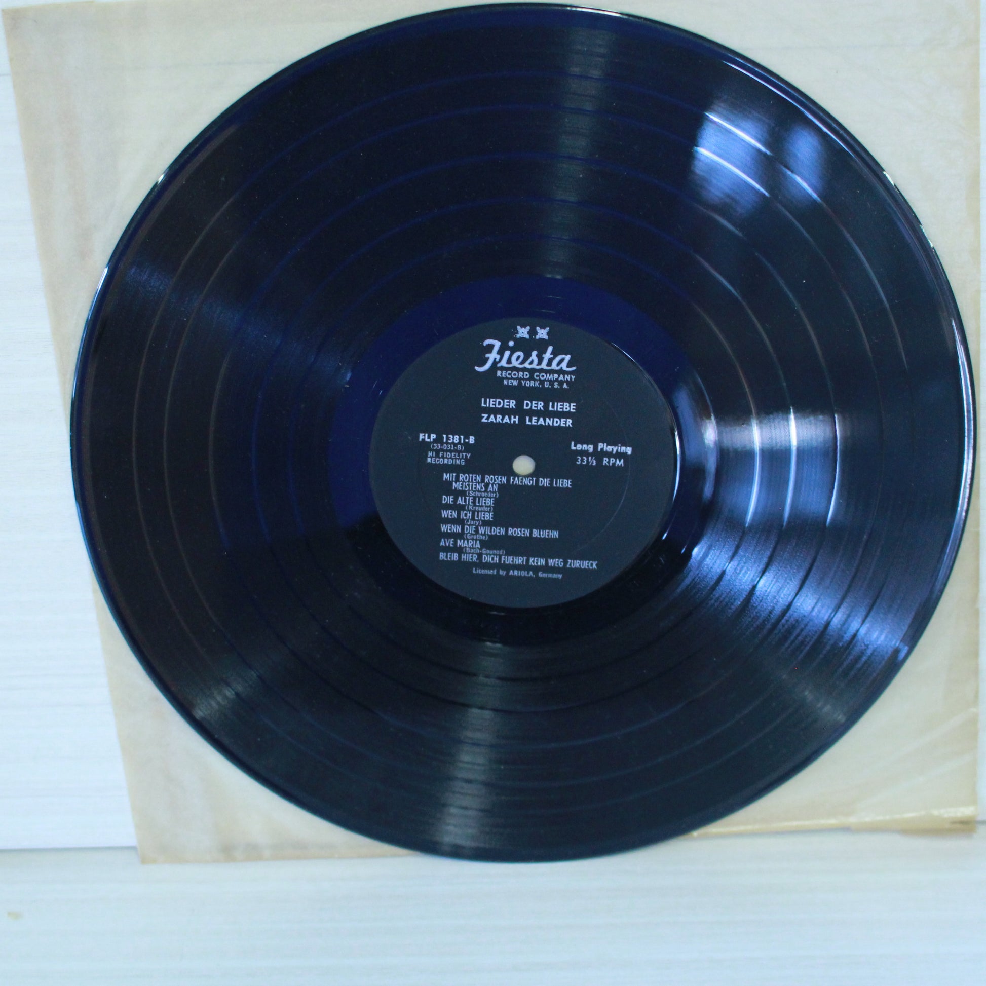 Zarah Leander : Lieder Der Liebe (LP,Compilation)
