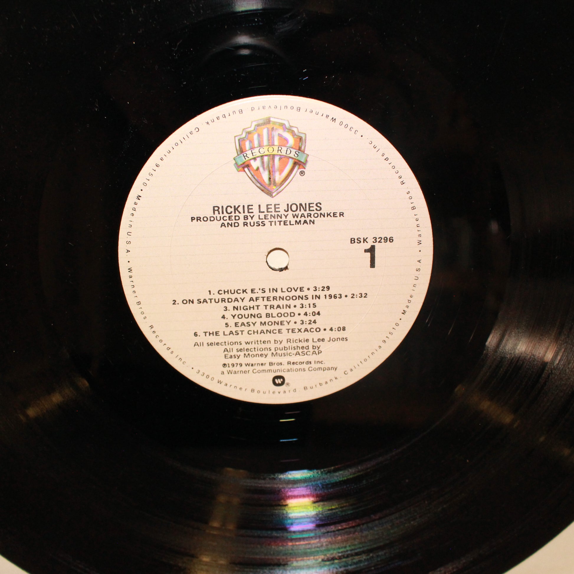 Rickie Lee Jones : Rickie Lee Jones (LP,Album)