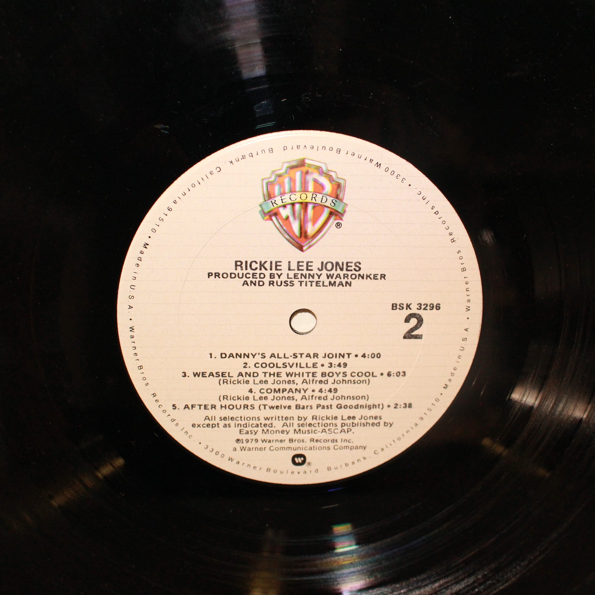 Rickie Lee Jones : Rickie Lee Jones (LP,Album)