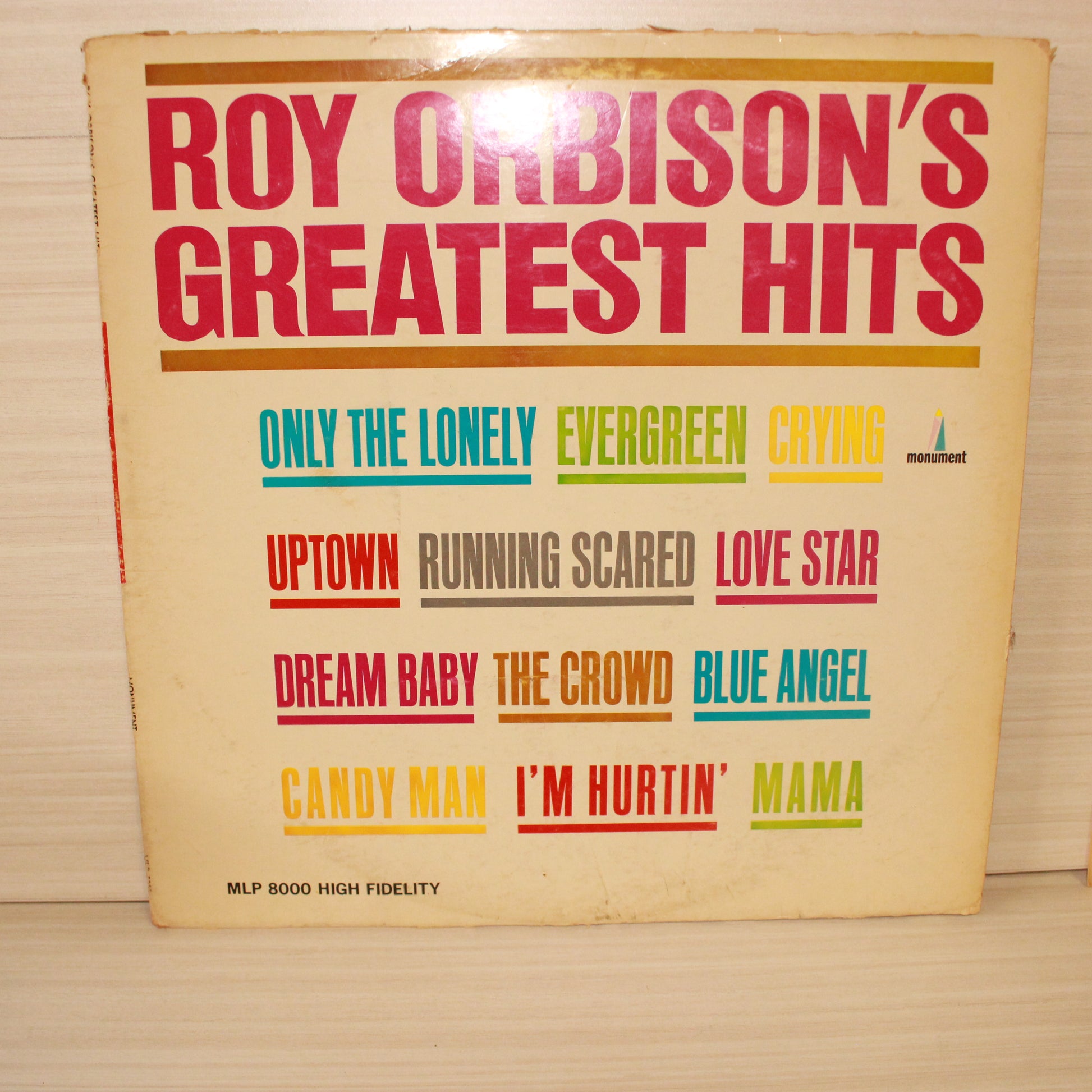 Roy Orbison : Roy Orbison's Greatest Hits (LP,Compilation,Mono)