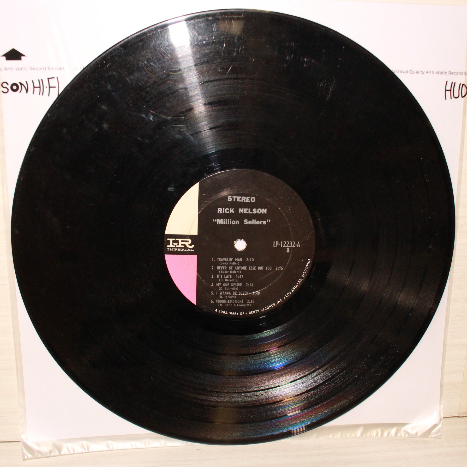 Ricky Nelson (2) : Million Sellers (LP,Compilation,Stereo)
